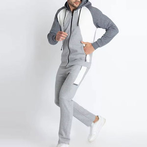 Custom Logo Men <b>Zip</b> <b>Up</b> Tracksuit Set Athletic Track <b>Jacket</b> And Jogger Casual Sports Wear OEM ODM Wholesale - Product Image 3