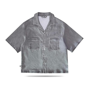 Custom Men Plaid Shirt Short Sleeve Casual <b>Check</b> Shirt Lightweight Cotton Summer OEM Bulk Supplier - Product Image 1