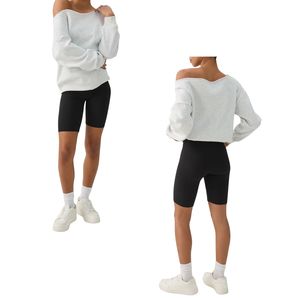 Shorts Deportivos de Cintura Alta para Mujer, sin Costuras, al por Mayor, Personalizados, con Efecto Levanta Glúteos, Elásticos, para Yoga y Fitness, con Bolsillos - Product Image 5