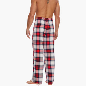 Wholesale <b>Loungewear</b> Modal <b>Mens</b> Pajama <b>Pants</b> Custom Cotton Plaid Bamboo Pajama <b>Pants</b> <b>Men's</b> Sleepwear Soft Breathable Nightwear - Product Image 2