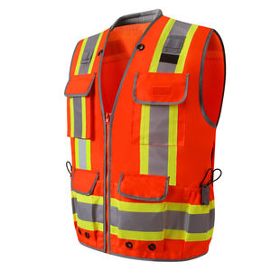 Veste de travail de sécurité en polyester imperméable de classe 2 personnalisable pour l'extérieur, vêtements de travail de bonne qualité, couleurs personnalisées, logo personnalisable - Product Image 5