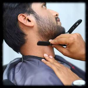Morje Surgical Straight Razor Stainless Steel <b>Blade</b> Customized Handle for Men Face Use <b>Barber</b> Shop Non-Disposable - Product Image 5