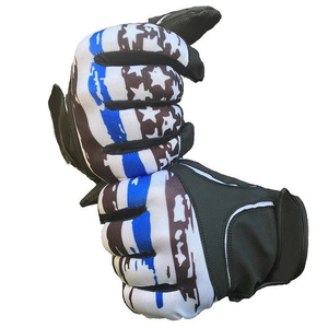 Camouflage Star Print <b>Fingerless</b> <b>Gloves</b> Unisex Non Slip Outdoor Sports <b>Gloves</b> All Seasons Polyester Material - Product Image 3