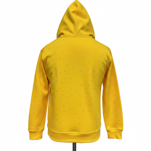 Nouveau style 2026 – Sweat à capuche zippé intégral confortable et doux en mélange polaire coton-polyester pour homme, avec logo brodé personnalisé, 450 g/m² - Product Image 2