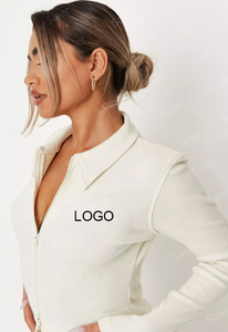 ชุดวอร์มออกกำลังกายแบบ 2 ชิ้นสำหรับผู้หญิง ขายดี ชุดวอร์มผู้หญิงสั่งทำ ชุดแทรคสูทสั่งทำสำหรับผู้หญิง เสื้อผ้าชุดวอร์ม - Product Image 4