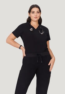 Blouse de laboratoire unisexe Sike personnalisée en coton et polyester tricoté, blanche, haute visibilité, à manches longues, pour médecins et uniformes d'hôpital - Product Image 6