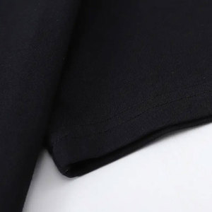 T-shirt surdimensionné en coton lourd pour homme, impression personnalisée, style streetwear, tee-shirt basique - Product Image 2