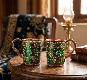 Taza de Cobre 100% Puro con Tapa, Hecha a Mano, Ecológica, Segura para Alimentos, Estilo Tradicional de Bar, para Cerveza, Café, Bebidas Frías - Product Image 5