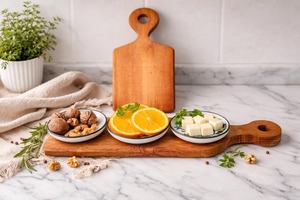 เขียงไม้ดีไซน์สวย เหมาะสำหรับเป็นของขวัญสำหรับคนรักการทำอาหารที่ชื่นชอบเครื่องครัวทำมือจากไม้ - Product Image 2