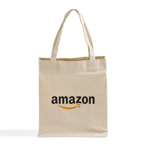 Printed Recycled Cotton <b>Tote</b> Bag | Sustainable Eco Friendly Carry Bag | Reusable Shopping Shoulder Handbag for Grocery Daily Use - Product Image 4
