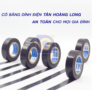 Ruban adhésif électrique en PVC noir de haute qualité certifié ROHS, excellente isolation, résistance à la chaleur, abordable, avec support en film de polypropylène - Product Image 4