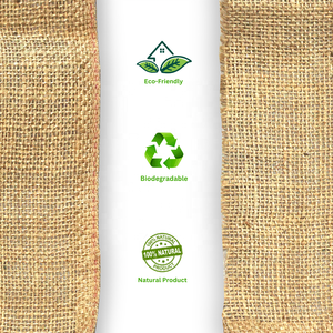 Rollo de tela de arpillera de yute LMC, tela ecológica Natural para construcción de bolsas de frutas y verduras y uso de embalaje Industrial - Product Image 6