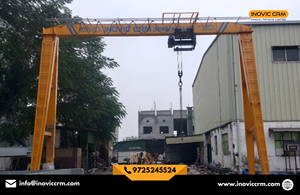 ซื้อเครนไฟฟ้าแบบคานคู่ INOVIC CRM รุ่น Goliath Crane |   เครนเหนือศีรษะสีเหลืองคุณภาพสูงสำหรับโรงงานขนาด 1-20 ตัน - Product Image 5