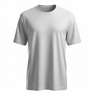 Customized Print Graphic Men's Oversized Plus Size T-Shirts Heavyweight 100% Cotton Custom Blank <b>White</b>-BD - Product Image 3