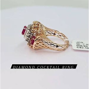 Bague en or 14 carats pour femme, diamant de laboratoire taille brillant 2,10 carats, certifié IGI, cadeau idéal pour mariage ou anniversaire, bijoux fins, vente chaude - Product Image 4