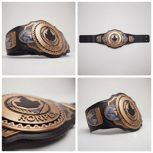 Cinturón de Lucha Libre Personalizado en Oro para Boxeo, Artes Marciales, Sanda, Competición - Uso Profesional - Product Image 3