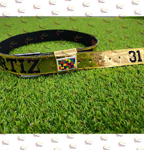 Cinturón de poliéster duradero con hebilla de aleación, elástico y ajustable para béisbol, softbol y deportes - Product Image 5