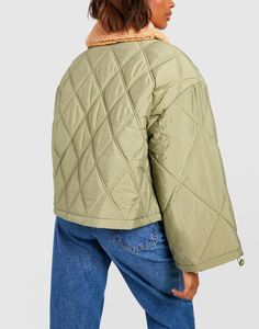 Chaqueta Bomber Corta para Mujer, Abrigo Acolchado de Nailon para Invierno, Pedido al por Mayor, Impermeable, con Capucha, Bajo MOQ, Proveedor - Product Image 2