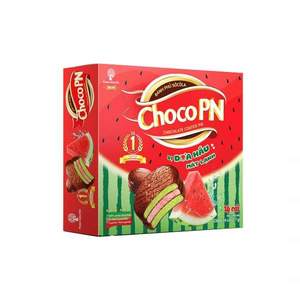 Délicieux biscuits guimauves fourrés à la pastèque, enrobés de chocolat, doux et sucrés, aux œufs, CHOCO PN au meilleur prix - Product Image 4