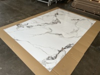 Panneau mural en PVC brillant de haute qualité, facile à installer, taille 1220*2440*3mm, feuille de marbre UV pour décoration intérieure, vente en gros directe d'usine