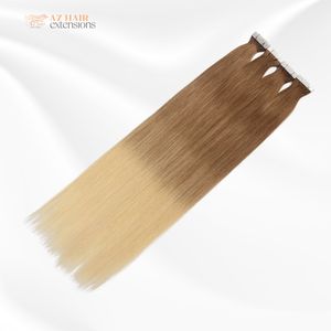 Cabello vietnamita crudo de alta calidad 40 piezas/100g cinta en extensiones cabello humano Balayage Color 100% paquetes de cabello Remy crudo - Product Image 3