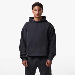Conjunto Deportivo Oversize para Hombre, Estilo Holgado, Dos Piezas, Sudadera con Capucha y Pantalones Jogger, para Entrenamiento, Uso Casual y Moda Urbana - Product Image 1