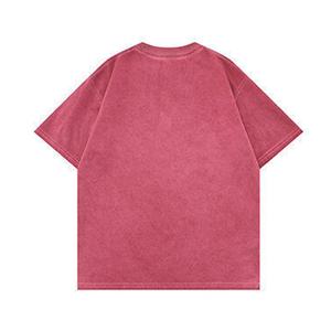 เสื้อยืดคอกลมแขนสั้นทรงโอเวอร์ไซส์สำหรับผู้ชาย สวมใส่สบาย เหมาะสำหรับออกกำลังกาย ลำลอง เป็นมิตรกับสิ่งแวดล้อม ผ้าถักเนื้อนุ่ม ระบายอากาศได้ดี ล้างสีแบบแอซิดวอช - Product Image 2