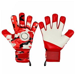 Nouveaux gants de gardien de but professionnels en latex allemand unisexe pour le football, hybrides, à doigts plats, avec fermeture auto-agrippante, respirants - Product Image 3