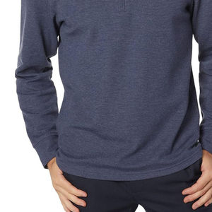 Suéter de Punto con Cuello Alto y Cierre de Cremallera para Hombre, Manga Larga, Color Sólido, Corte Regular, Ropa Casual de Otoño - Product Image 4
