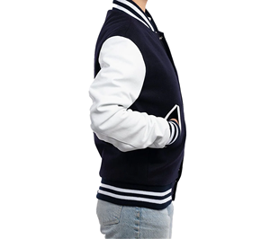 Authentic Varsity Style College Baseball <b>Jacket</b> for <b>Men</b> with Custom Patches - Product Image 4
