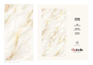 กระเบื้องพอร์ซเลนหรูหราสไตล์เมือง ขนาด 60x120 ซม. 600x1200 มม. 24x48 นิ้ว ผิวมันเงา ขนาดใหญ่พิเศษ คุณภาพพรีเมียม สำหรับตกแต่งภายในโดยนักออกแบบ - Product Image 2