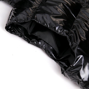 Chaleco Acolchado Brillante con Capucha para Hombre, Sin Mangas, Acolchado, Ecológico, Impermeable, Térmico, Ligero, Cálido, con Cierre - Product Image 3