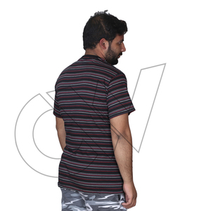 High Quality 2026 Men's <b>Vintage</b> Front Fringe Short Sleeve T-<b>Shirt</b> Knitted Solid 100% Organic Cotton Quick Dry Regular Length - Product Image 5