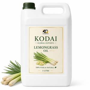 Aceite Esencial de Limoncillo de Tamil Nadu 100% Puro y Natural de Primera Calidad, Destilado al Vapor, para Aromaterapia y Cuidado Facial, Kodai Global Export - Product Image 1
