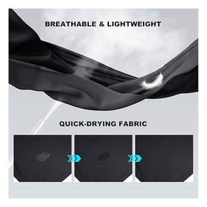 Shorts de sport pour hommes avec poches, taille élastique, séchage rapide, respirants, pour entraînement, course à pied, gym, sport - Product Image 4