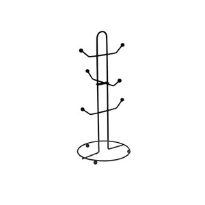 Soporte para Tazas de Café de 6 Posiciones, Organizador de Cocina de Acero, Acabado Bronce, Ahorra Espacio, Accesorio para Exhibición de Tazas - Product Image 5