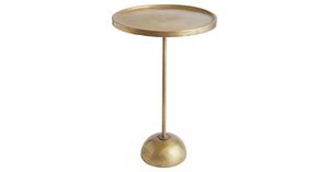 Handcrafted Aluminum Drink <b>Table</b> For <b>Sofa</b> <b>Side</b> Placement With Elegant Finish And Decorative Home Accent Appeal - Product Image 5