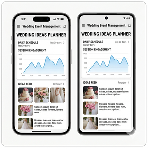 Aplicación RoyalCraft para Planificación de Bodas – Planificador de Presupuesto, Lista de Invitados, Invitaciones y Organizador de Eventos iOS/Android - Product Image 4