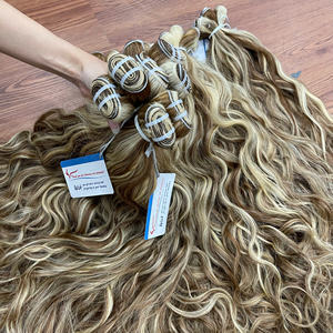 Proveedor de Cabello Natural: Extensiones de Cabello Ondulado Natural, Doble Trama, en Varios Colores, Incluido Color Piano - Product Image 2