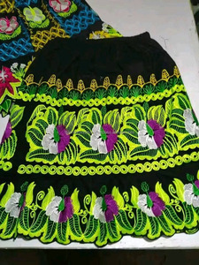 Custom Floral Women Summer <b>Skirts</b> Vintage Printed Lady Polyester Cotton Pleated <b>Skirt</b> High Quality Casual Long <b>Skirts</b> New Style - Product Image 2