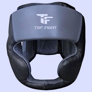 อุปกรณ์ป้องกันศีรษะสำหรับชกมวยสีขาว ยี่ห้อ Top Fight รุ่น PU แบบผูกเชือก ระบายอากาศได้ดี สำหรับผู้ใหญ่ เหมาะสำหรับการฝึกศิลปะการต่อสู้ - Product Image 5