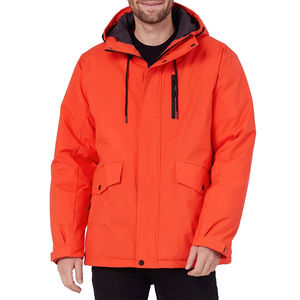 เสื้อโค้ทกันหนาวผู้ชายคุณภาพพรีเมียม แจ็คเก็ตยาวอุ่นพร้อมฮู้ด เสื้อพาร์กาบุผ้านวมแบบสบายๆ กันลม สำหรับผู้ใหญ่ - Product Image 1