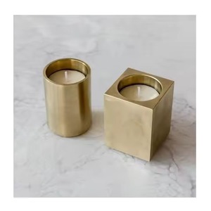 Minimalist Metal Votive Candle Holder Modern Tea Light Holder Decorative Home Dining Table Accent Decor - Product Image 6