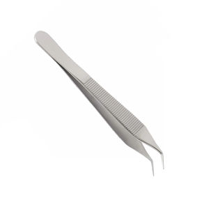 Pinzas Adson Quirúrgicas Curvas Dentadas de Precisión, Agarre Manual, Acero Inoxidable de Alta Calidad, Certificación CE, Venta al por Mayor - Product Image 4