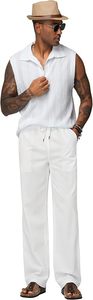 Ensemble de vêtements de détente pour homme personnalisable, en coton léger de qualité supérieure, écologique, doux, respirant, confortable, coupe décontractée - Product Image 2