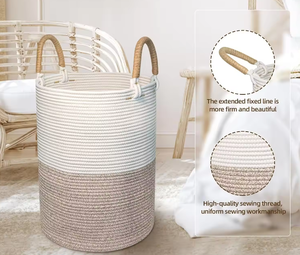 Bulk Supply Jute <b>Basket</b> – Sustainable Natural Fiber <b>Storage</b> <b>Basket</b> for Retail Stores and Wholesale Buyers - Product Image 3