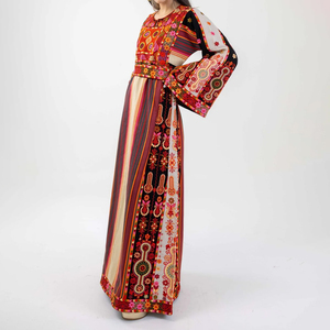 Vestido Thobe de Lujo Bordado para Mujer, Túnica Islámica Maxi, Prenda Holgada y Cómoda de Moda Árabe - Product Image 4