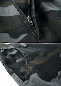 Pantalones Cortos Cargo de Algodón con Camuflaje para Hombre, con Logotipo Personalizado, Transpirables, Casuales, para Entrenamiento, Estilo Urbano, Hasta la Rodilla, Venta al Por Mayor, MOQ Bajo - Product Image 6