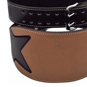 New Arrival Cowhide Leather Weightlifting <b>Belt</b> 7mm Gym Workout Back Support Custom Design OEM Adjustable Weight Lifting <b>Belt</b> - Product Image 5