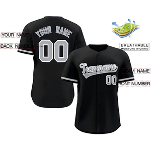 Maillots de football vierges couleur unie col en V boutonnés, t-shirts de sport de baseball sublimés imprimés à chaud en maille respirante pour hommes - Product Image 6
